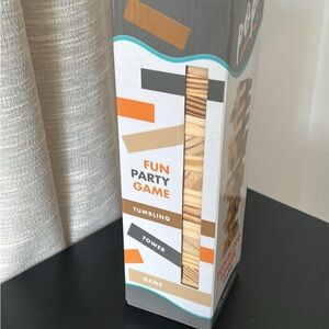 Pop Tumbling Tower Game - wooden block tower
